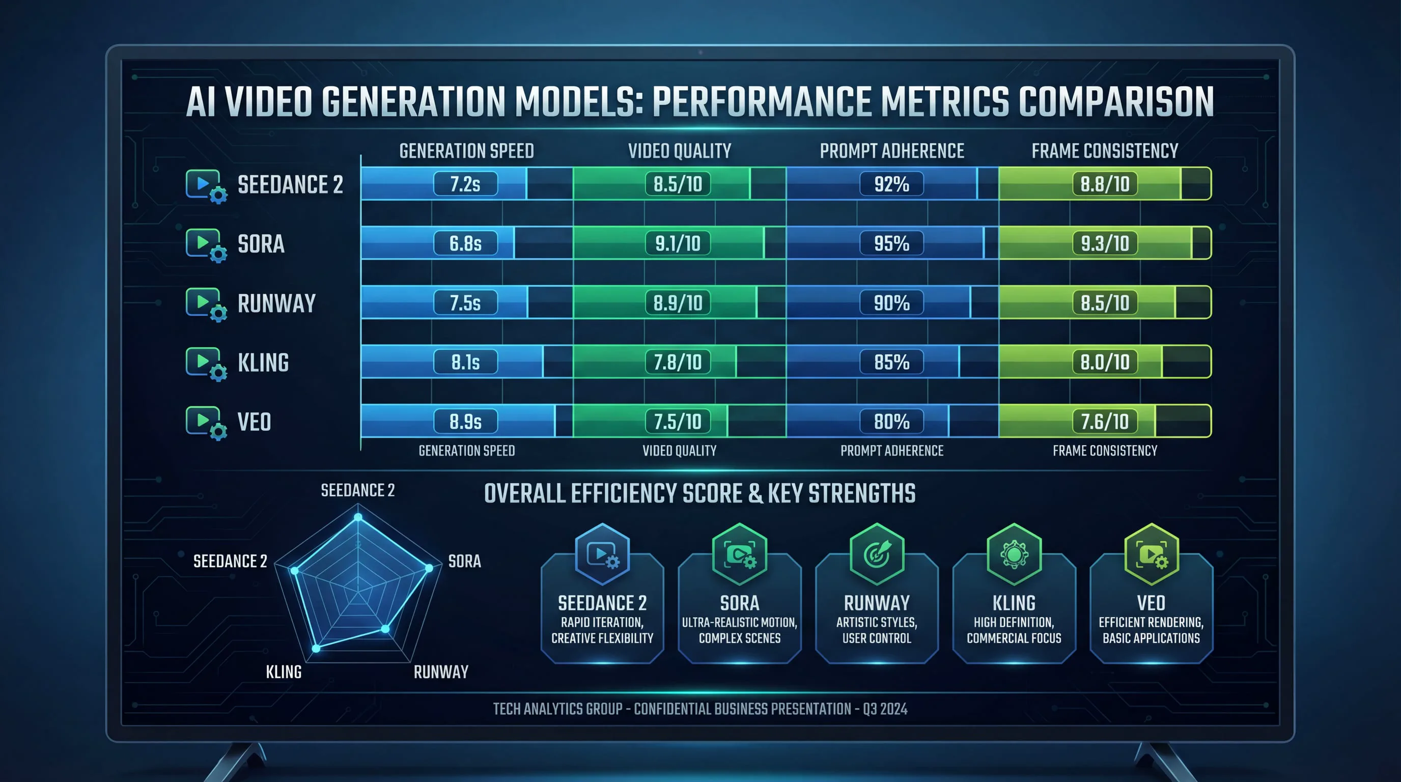 パフォーマンスベンチマーク比較AI動画プラットフォーム
