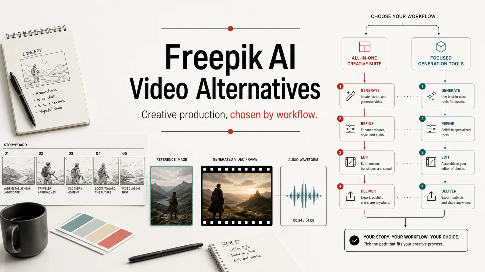 Best Freepik AI Video Alternatives for Creative Production